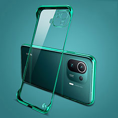 Cover Crystal Trasparente Rigida Cover H04 per Xiaomi Mi 11 Pro 5G Verde