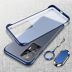 Cover Crystal Trasparente Rigida Cover H04 per Xiaomi Mi 12T 5G Blu