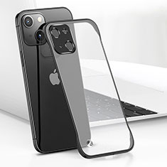 Cover Crystal Trasparente Rigida Cover H05 per Apple iPhone 13 Mini Nero
