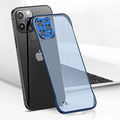 Cover Crystal Trasparente Rigida Cover H05 per Apple iPhone 14 Pro Blu