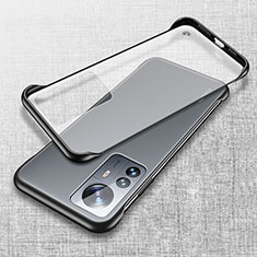 Cover Crystal Trasparente Rigida Cover H07 per Xiaomi Mi 12X 5G Nero