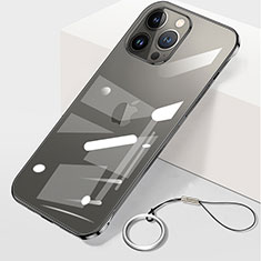 Cover Crystal Trasparente Rigida Cover H09 per Apple iPhone 14 Pro Max Nero