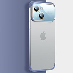 Cover Crystal Trasparente Rigida Cover QC4 per Apple iPhone 13 Blu