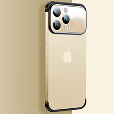 Cover Crystal Trasparente Rigida Cover QC4 per Apple iPhone 13 Pro Oro