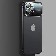 Cover Crystal Trasparente Rigida Cover QC4 per Apple iPhone 15 Pro Max Nero