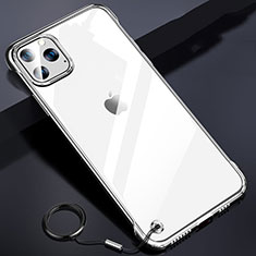 Cover Crystal Trasparente Rigida Cover S01 per Apple iPhone 11 Pro Max Argento