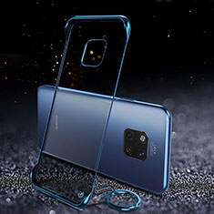 Cover Crystal Trasparente Rigida Cover S01 per Huawei Mate 20 Pro Blu