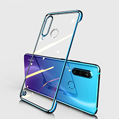 Cover Crystal Trasparente Rigida Cover S01 per Huawei Nova 4e Blu