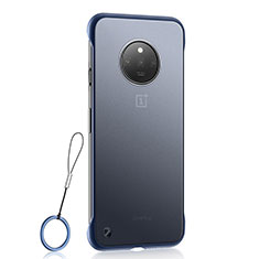 Cover Crystal Trasparente Rigida Cover S01 per OnePlus 7T Blu