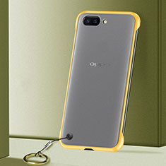 Cover Crystal Trasparente Rigida Cover S01 per Oppo R15X Giallo