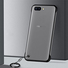 Cover Crystal Trasparente Rigida Cover S01 per Oppo R17 Neo Nero