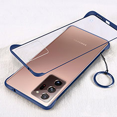 Cover Crystal Trasparente Rigida Cover S01 per Samsung Galaxy Note 20 Ultra 5G Blu