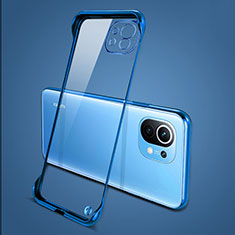 Cover Crystal Trasparente Rigida Cover S01 per Xiaomi Mi 11 5G Blu