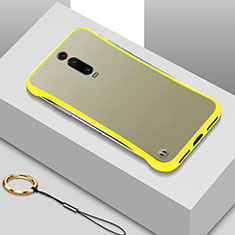 Cover Crystal Trasparente Rigida Cover S01 per Xiaomi Mi 9T Pro Giallo