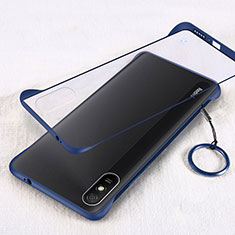 Cover Crystal Trasparente Rigida Cover S01 per Xiaomi Redmi 9A Blu