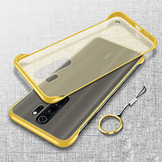 Cover Crystal Trasparente Rigida Cover S01 per Xiaomi Redmi Note 8 Pro Giallo