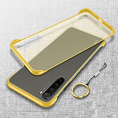 Cover Crystal Trasparente Rigida Cover S01 per Xiaomi Redmi Note 8T Giallo