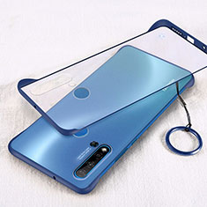 Cover Crystal Trasparente Rigida Cover S02 per Huawei P20 Lite (2019) Blu