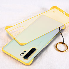 Cover Crystal Trasparente Rigida Cover S02 per Huawei P30 Pro Giallo