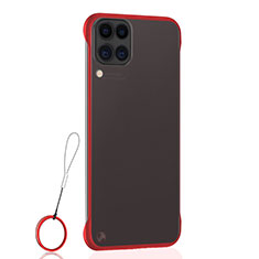 Cover Crystal Trasparente Rigida Cover S02 per Huawei P40 Lite Rosso