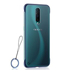 Cover Crystal Trasparente Rigida Cover S02 per Oppo R17 Pro Blu