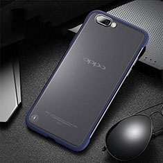 Cover Crystal Trasparente Rigida Cover S03 per Oppo K1 Blu