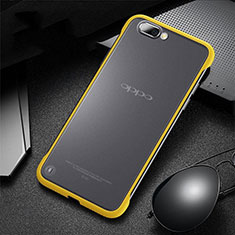 Cover Crystal Trasparente Rigida Cover S03 per Oppo R15X Giallo