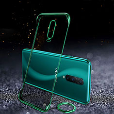 Cover Crystal Trasparente Rigida Cover S03 per Oppo R17 Pro Verde