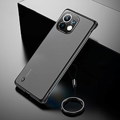 Cover Crystal Trasparente Rigida Cover S03 per Xiaomi Mi 11 Lite 5G Nero