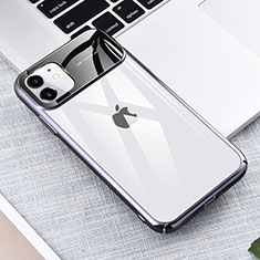 Cover Crystal Trasparente Rigida Cover S04 per Apple iPhone 11 Grigio