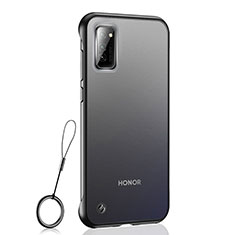 Cover Crystal Trasparente Rigida Cover S04 per Huawei Honor V30 5G Nero