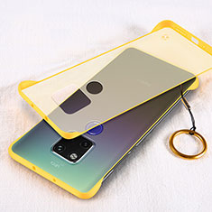 Cover Crystal Trasparente Rigida Cover S04 per Huawei Mate 20 X 5G Giallo