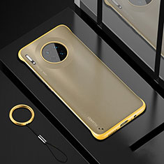 Cover Crystal Trasparente Rigida Cover S04 per Huawei Mate 30 Giallo