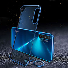 Cover Crystal Trasparente Rigida Cover S04 per Huawei Nova 5 Blu