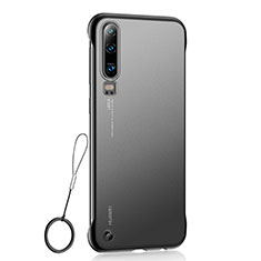 Cover Crystal Trasparente Rigida Cover S04 per Huawei P30 Nero