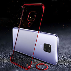 Cover Crystal Trasparente Rigida Cover S05 per Huawei Mate 20 X 5G Rosso