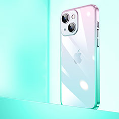 Cover Crystal Trasparente Rigida Cover Sfumato QC1 per Apple iPhone 13 Colorato