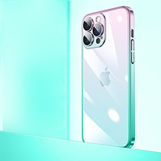 Cover Crystal Trasparente Rigida Cover Sfumato QC1 per Apple iPhone 13 Pro Colorato