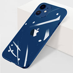 Cover Crystal Trasparente Rigida Cover WT1 per Apple iPhone 12 Blu