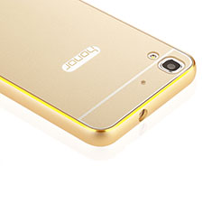 Cover Lusso Alluminio Laterale per Huawei Honor 4A Oro