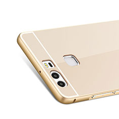 Cover Lusso Alluminio Laterale per Huawei P9 Oro