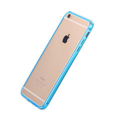 Cover Lusso Laterale Alluminio per Apple iPhone 6 Cielo Blu