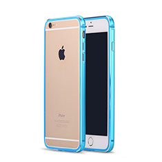 Cover Lusso Laterale Alluminio per Apple iPhone 6 Plus Cielo Blu