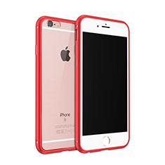 Cover Lusso Laterale Alluminio per Apple iPhone 6S Plus Rosso