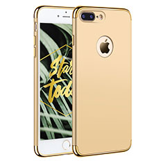 Cover Lusso Metallo Laterale e Plastica F05 per Apple iPhone 7 Plus Oro
