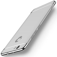 Cover Lusso Metallo Laterale e Plastica M02 per Huawei Nova Argento