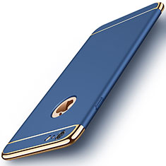 Cover Lusso Metallo Laterale e Plastica per Apple iPhone 6S Blu