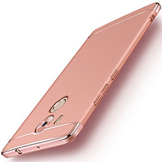 Cover Lusso Metallo Laterale e Plastica per Huawei Mate 8 Oro Rosa