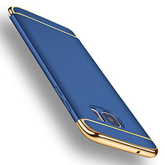 Cover Lusso Metallo Laterale e Plastica per Samsung Galaxy S7 Edge G935F Blu