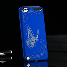 Cover Plastica Rigida Farfalle per Apple iPod Touch 5 Blu